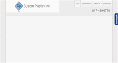 Desktop Screenshot of customplasticsinc.com